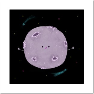 Cute Moon Posters and Art